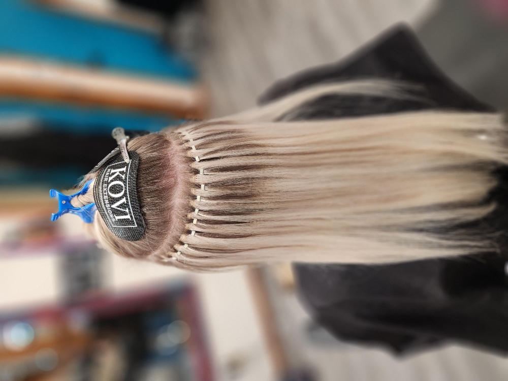 Beaded Weft Extensions Install