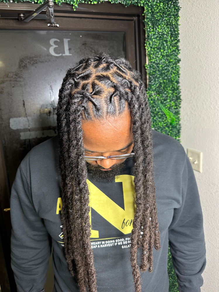 Loc Maintenance with 2 Strand Twist