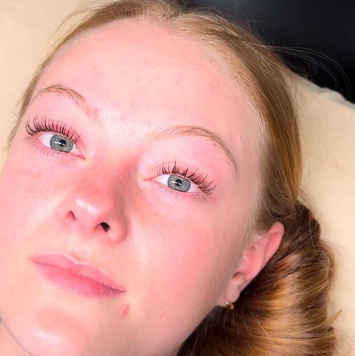 Lash lift and tint