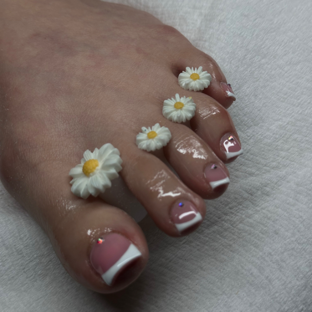 Pedi at Blingbyshy in Madison, WI