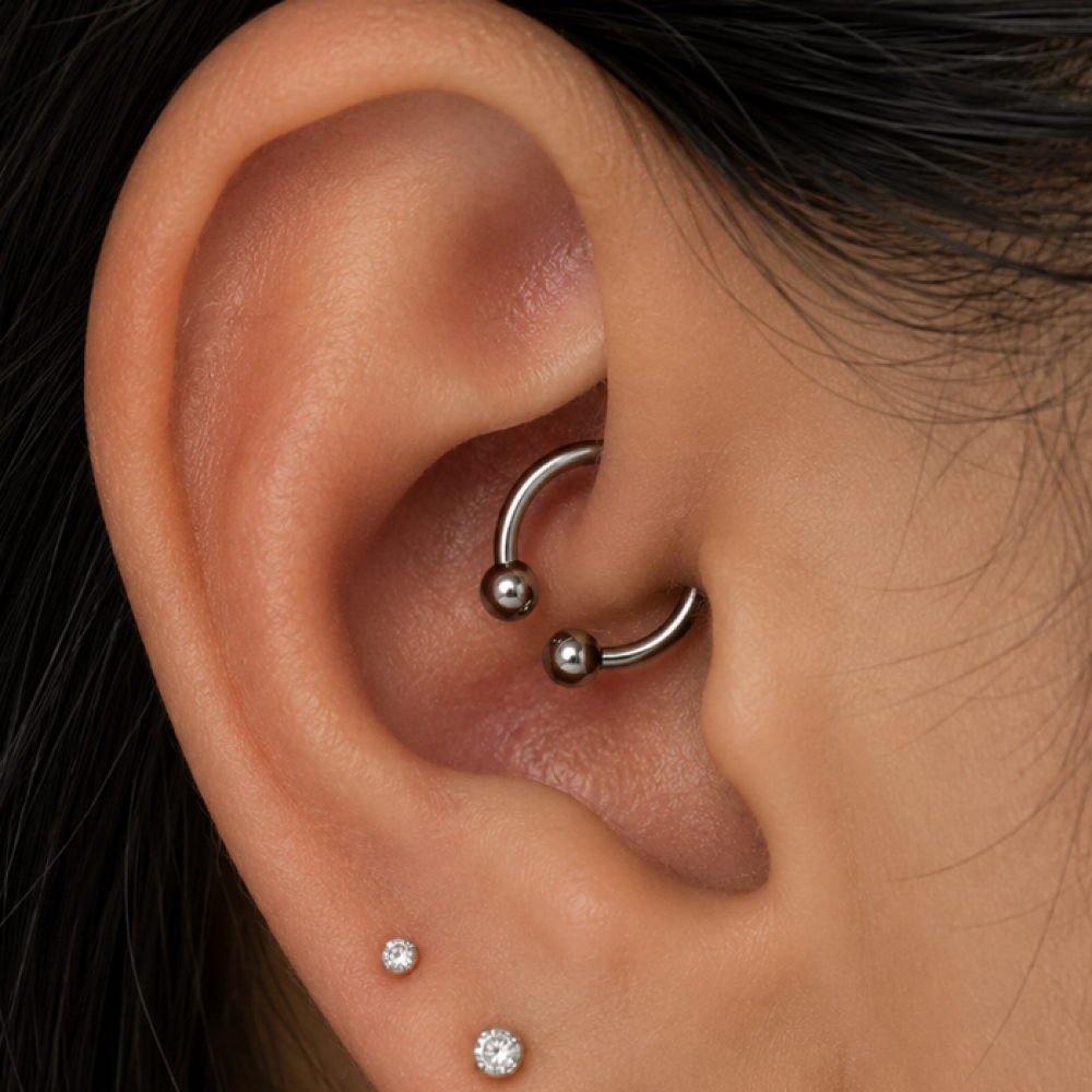 Daith Piercing at Piercing Poli’s in El Paso, TX