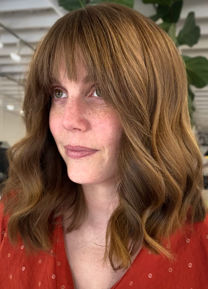 Bang Trim at Painted Rose Salon in Houston, TX