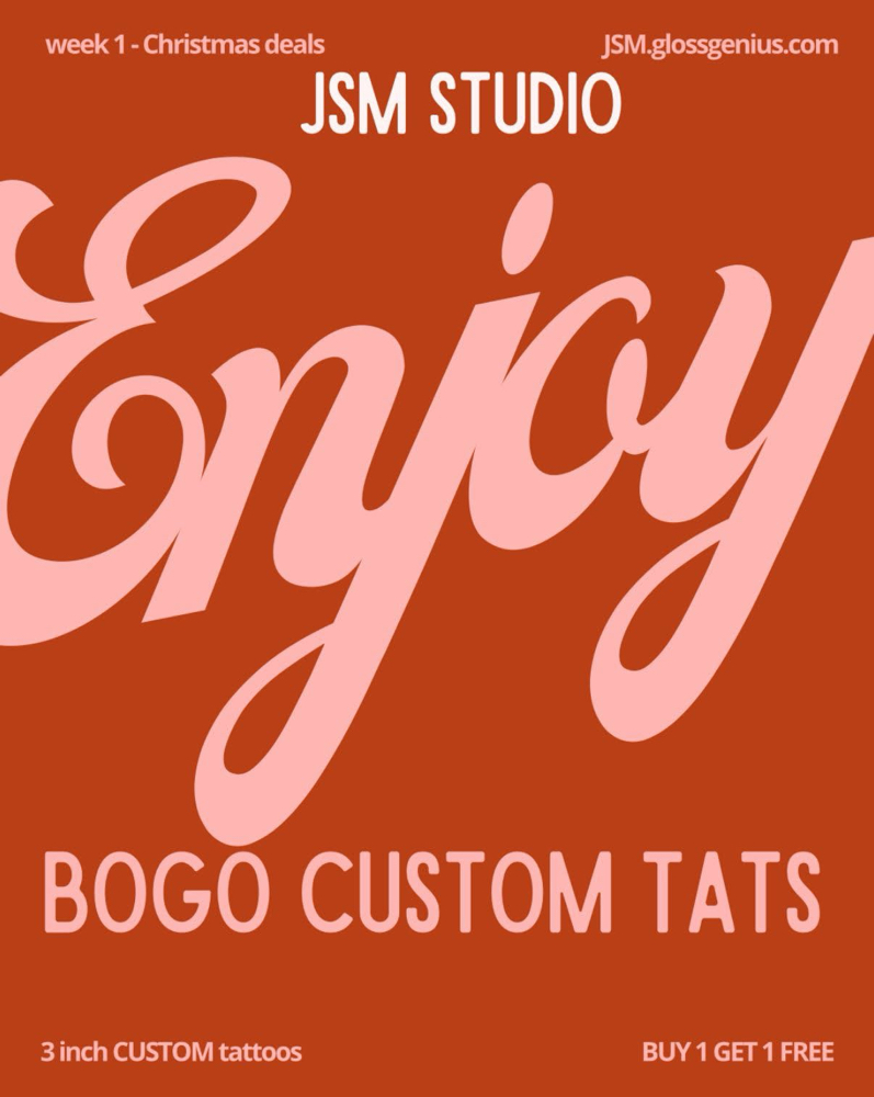 WEEK 1 - BOGO CUSTOM at JSM studio in Trinity, AL