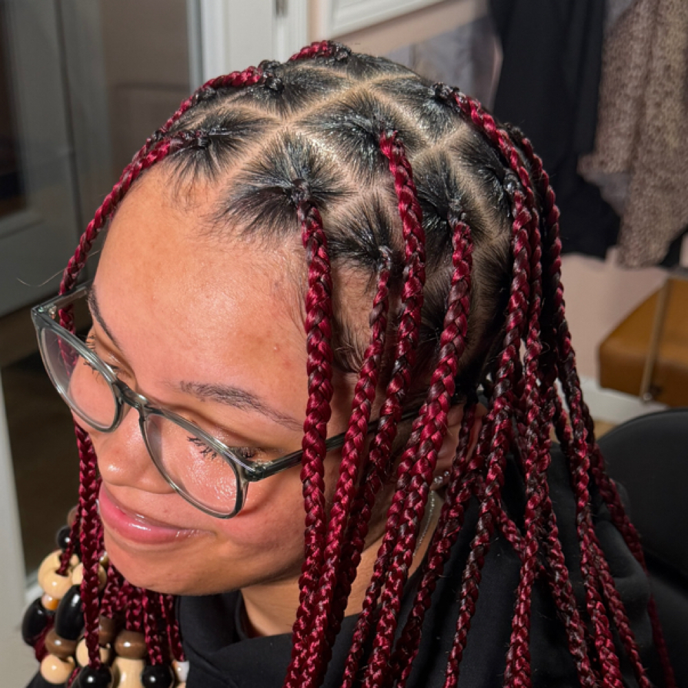 Knotless Braids (Large) at Diliaspecialtouch LLC in Dracut, MA