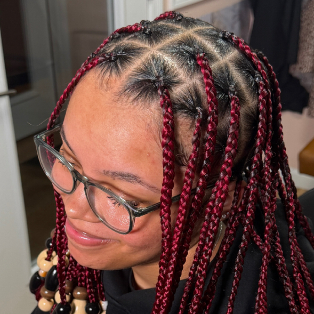 Large Knotless Braids at Diliaspecialtouch LLC in Dracut, MA