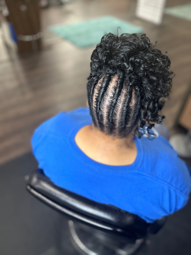 Roller/rods Twist style at Crowned By Qunda in Columbia, SC