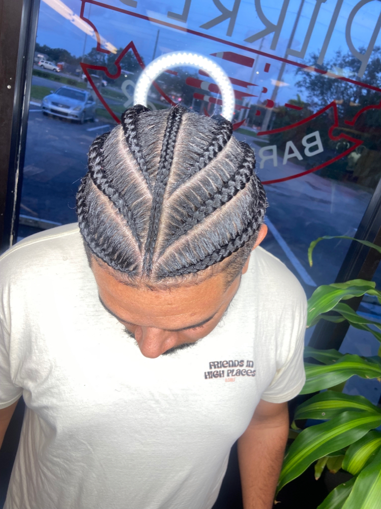 Man Braids Wash Included