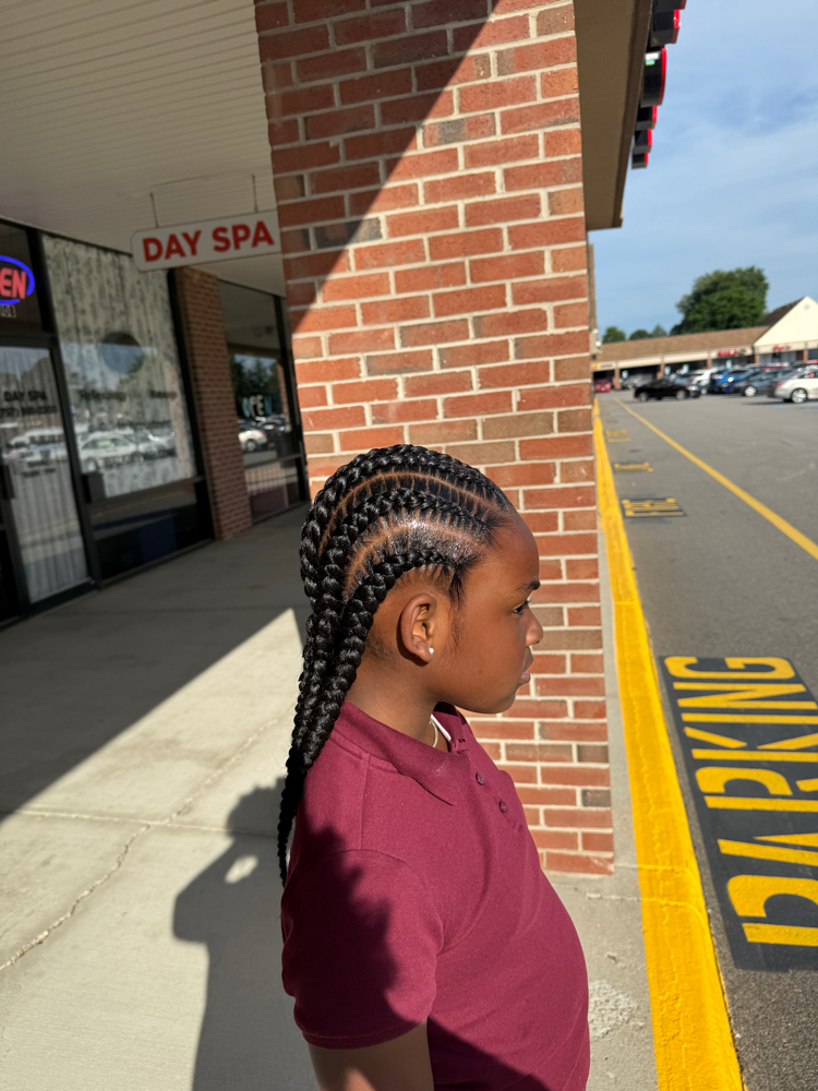 5 Or 6  Stitch Cornrow at Braid by helene in Virginia Beach, VA