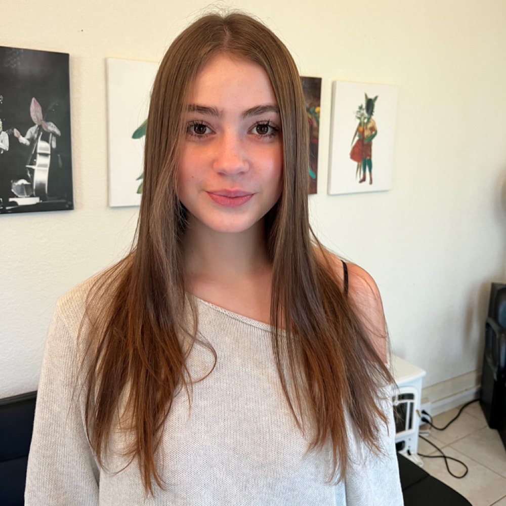 Cut and all over color at Salon Roya in Portland, OR