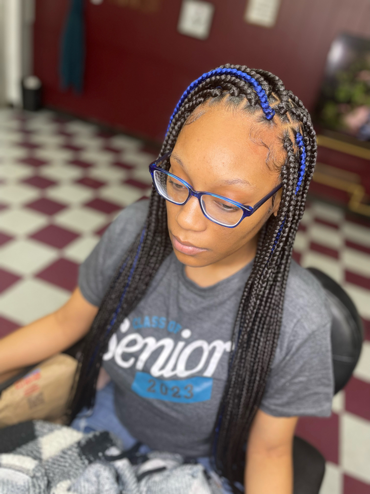 Medium Box Braids