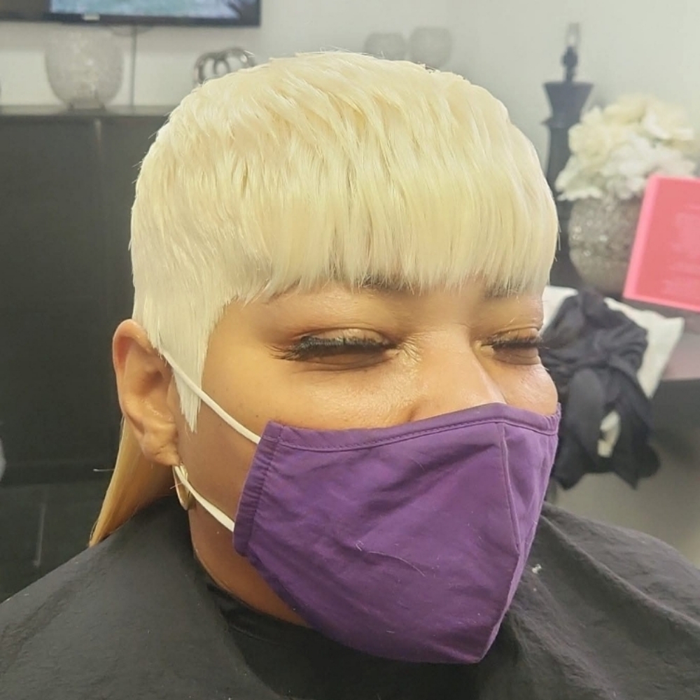 Quickweave Pixie Cut at Leandrea's in Chesterfield, VA