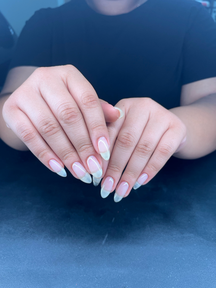 Solid Color Hard Gel Manicure