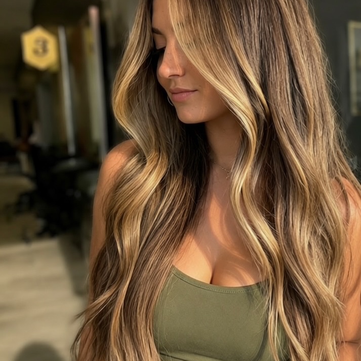 Balayage & Cut at Wink & Whisper Lash and Hair Studio in Mooresville, NC
