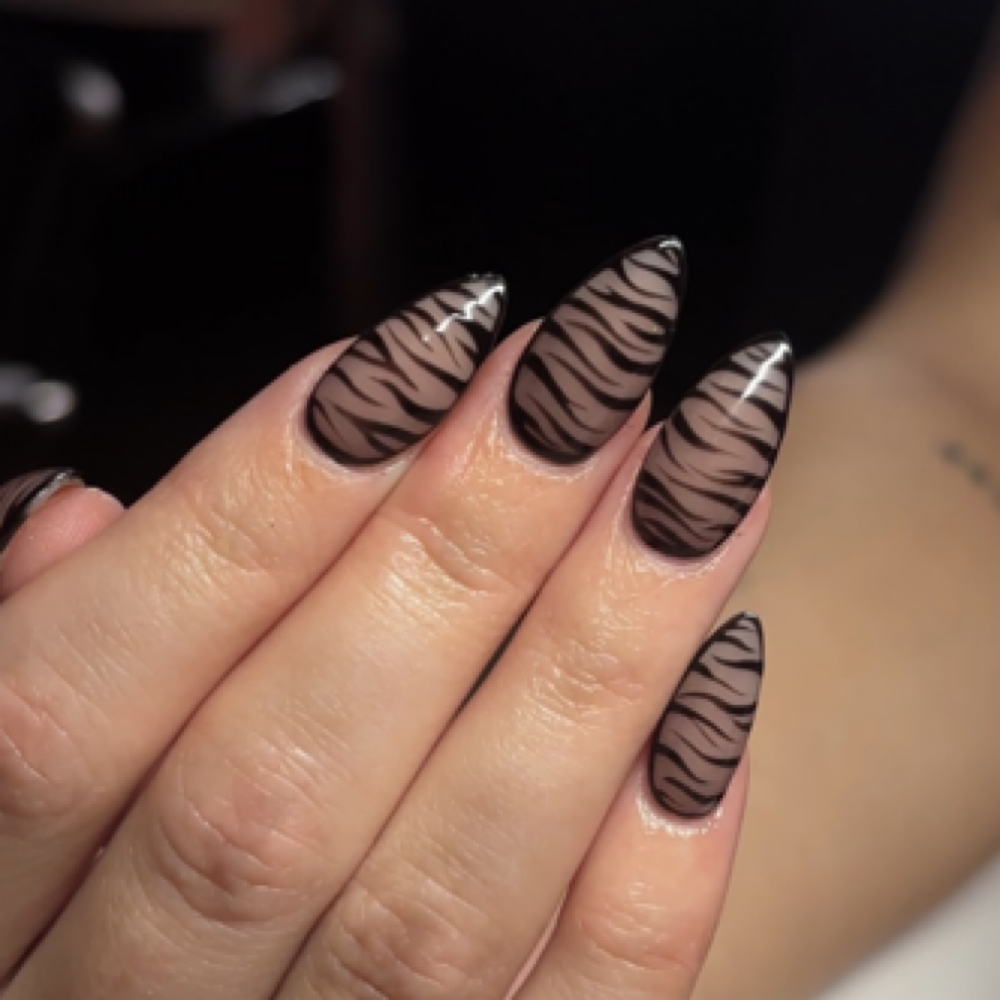 Acrylic Fill at Mini Salon Co. in Bay city, MI