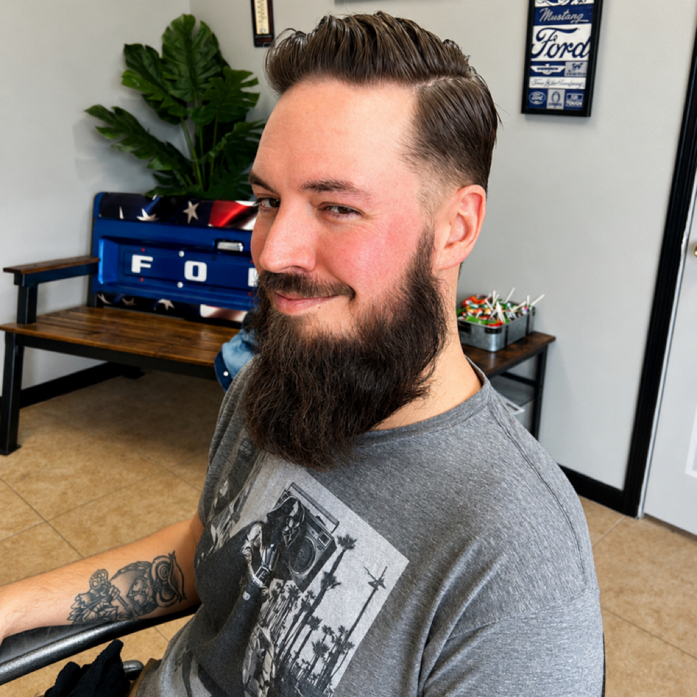 Beard Trim Only No Haircut at Grease & Glamour Garage in Lake havasu, AZ