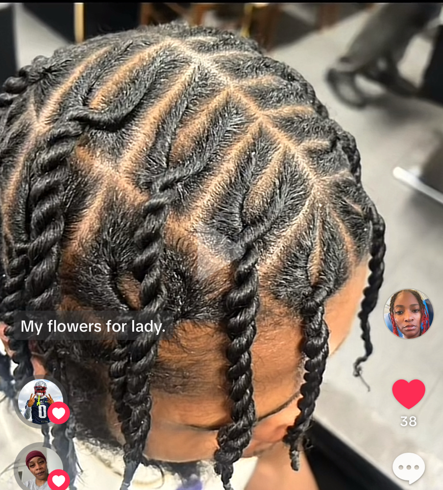 NATURAL BRAIDS/TWIST at Denise Michele in Freeport, NY