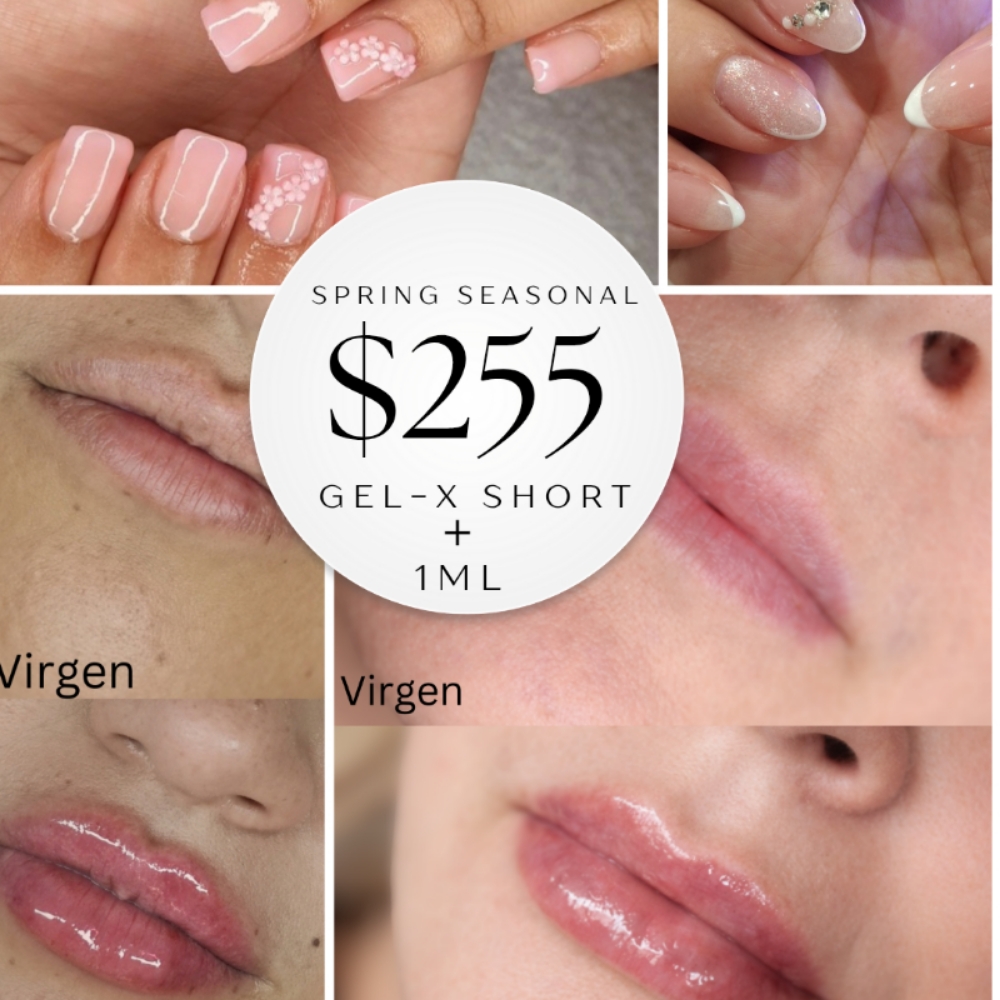 1ML + GEL-X at The pink room beauty bar in Byron, GA