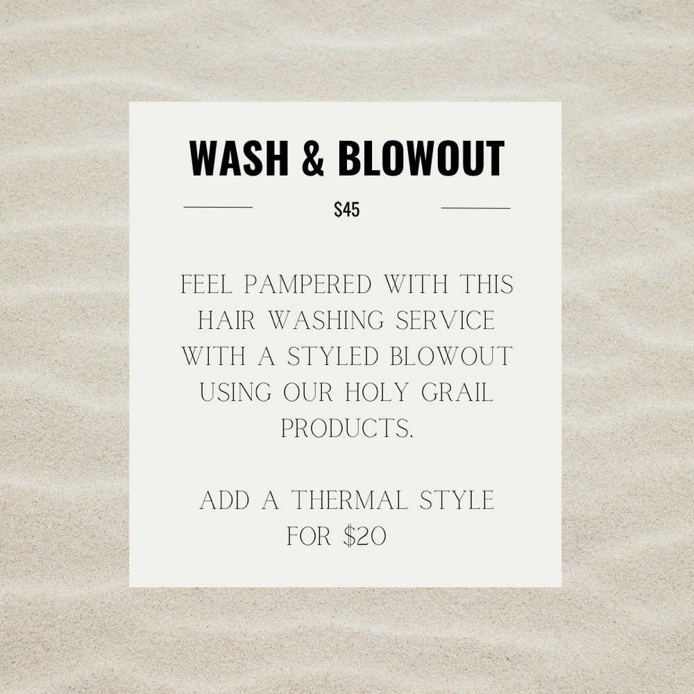 Wash and Blowout