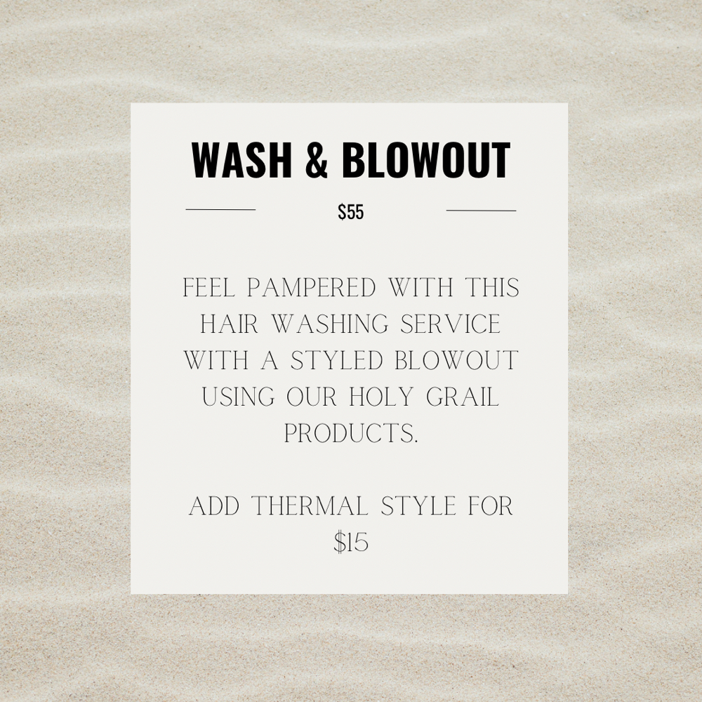 Wash and Blowout at Newave Hair Lounge in Florida, FL
