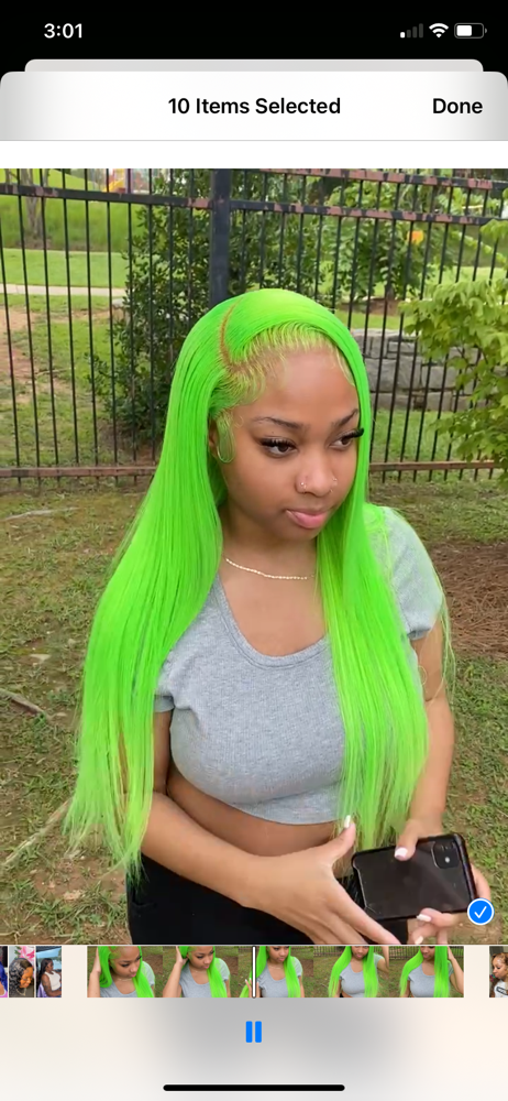 Frontal Wig Touchup♥️