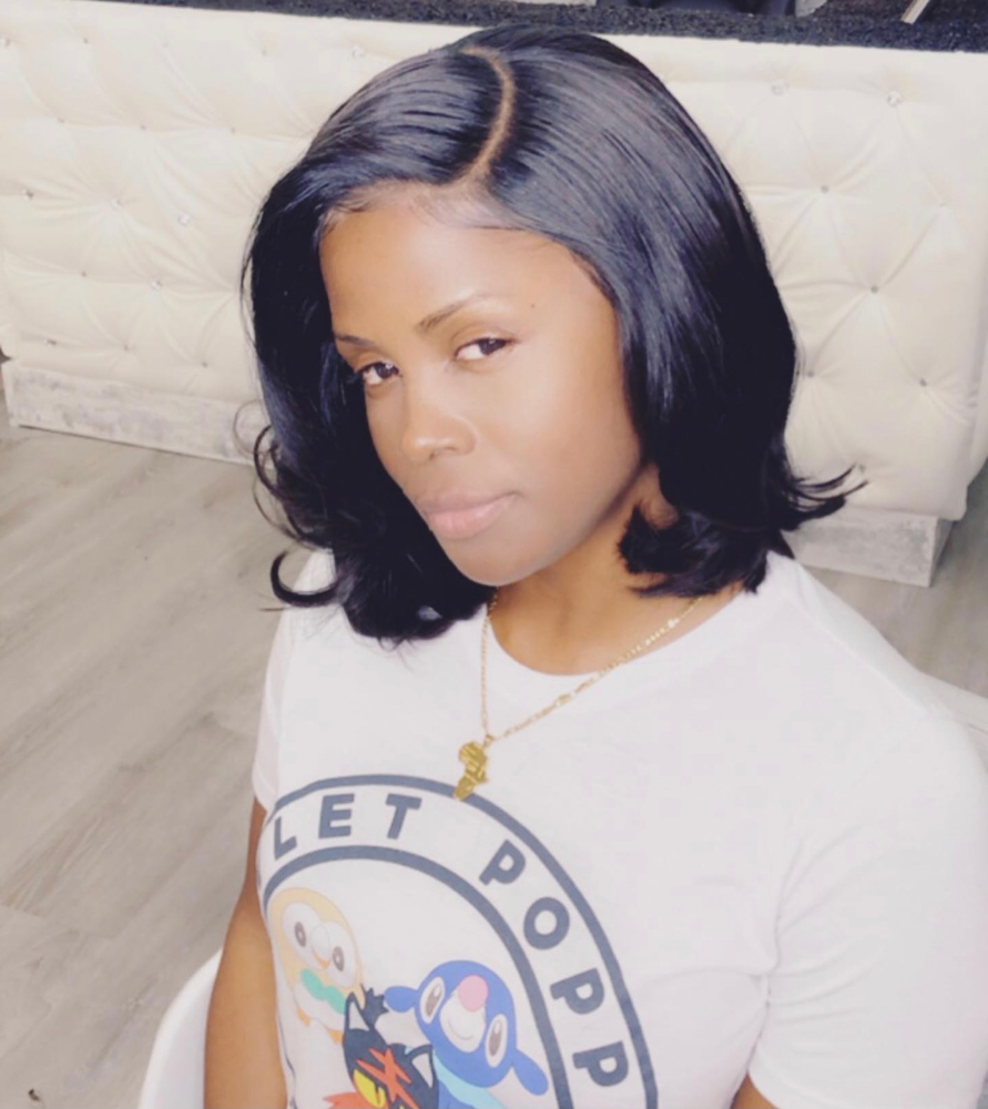 Sew-in with frontal