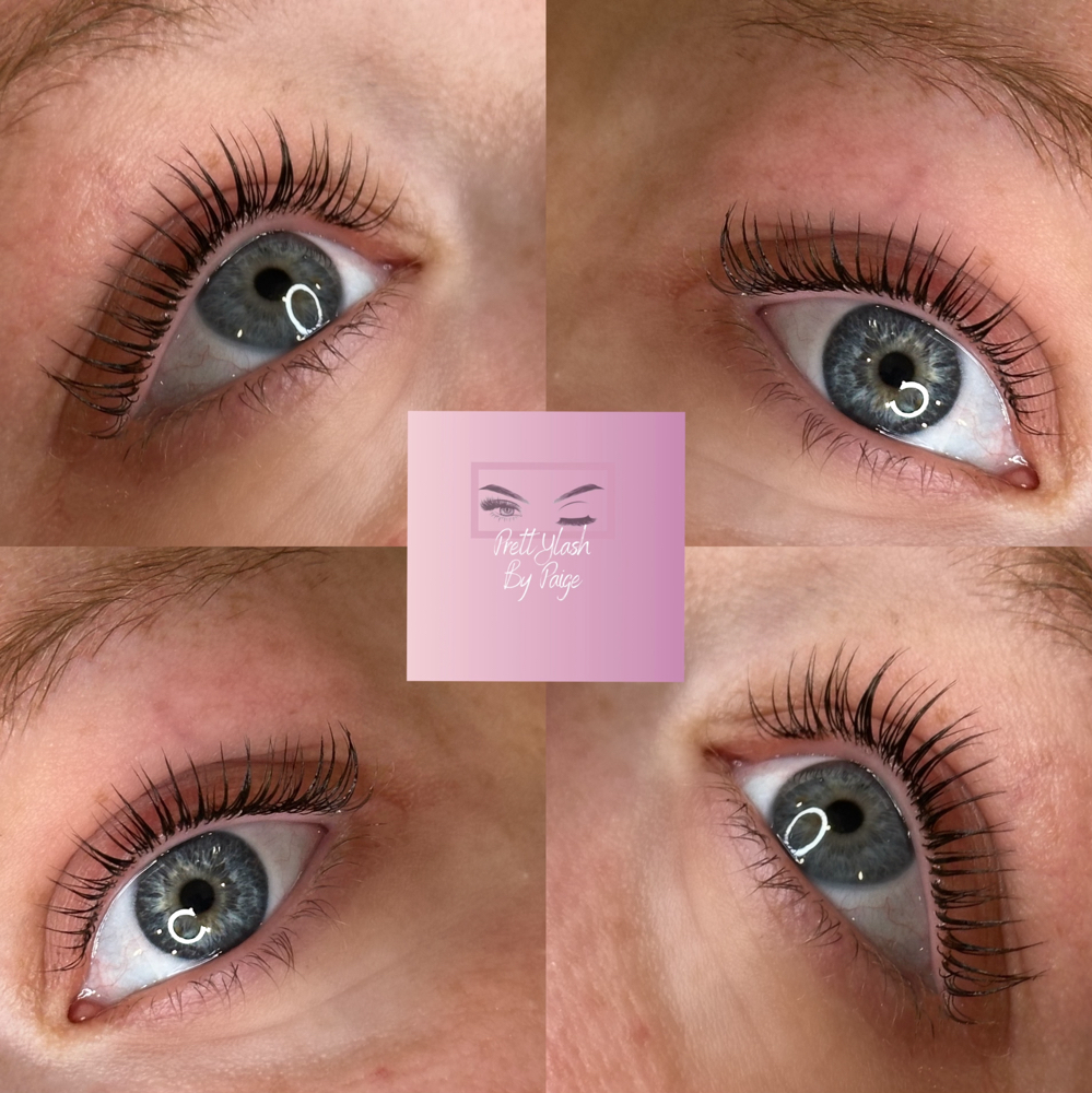 Lash lift and tint