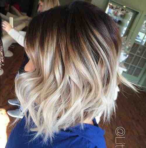 Ombre With Woman’s Haircut