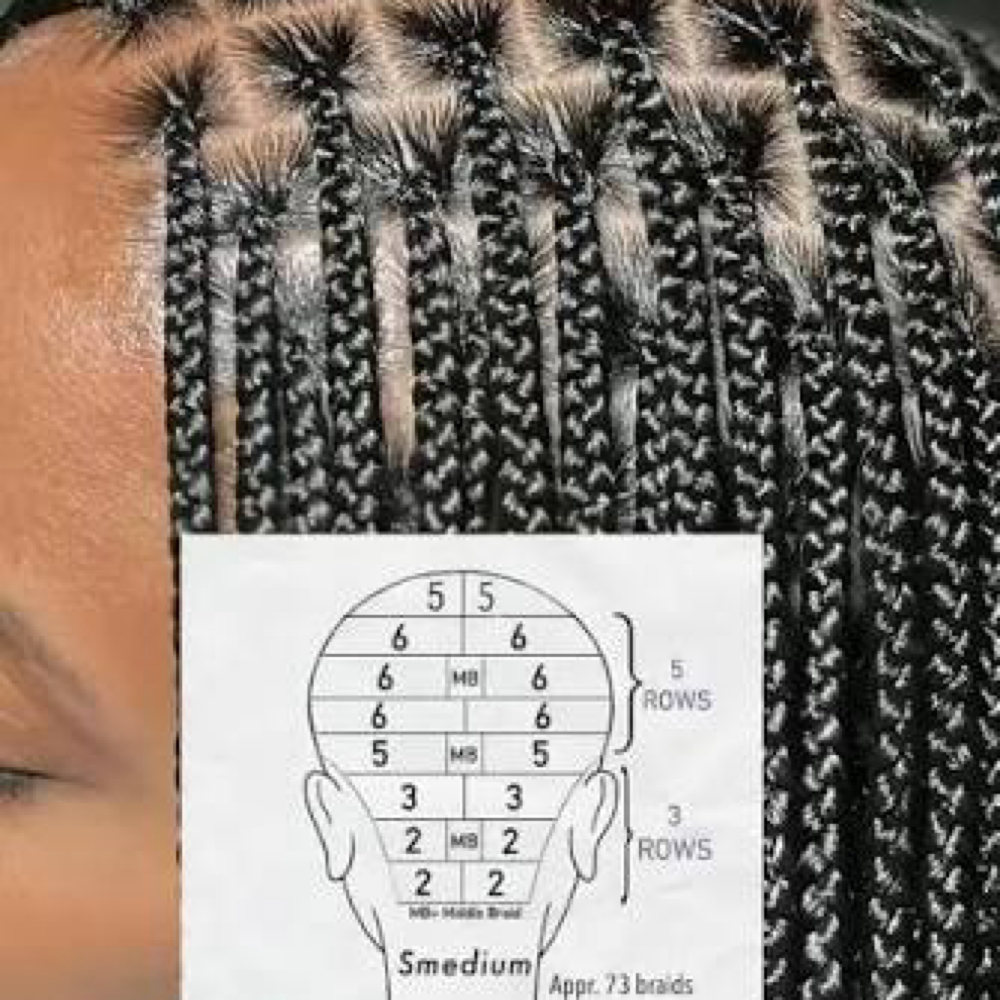 Smedium Knotless- Butt Length at StylezByMickey in Stonecrest, GA