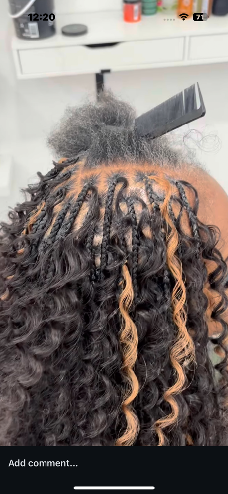 MEDIUM BOHO KNOTLESS BRAIDS