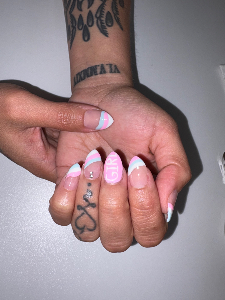 Short Acrylic Full Set G