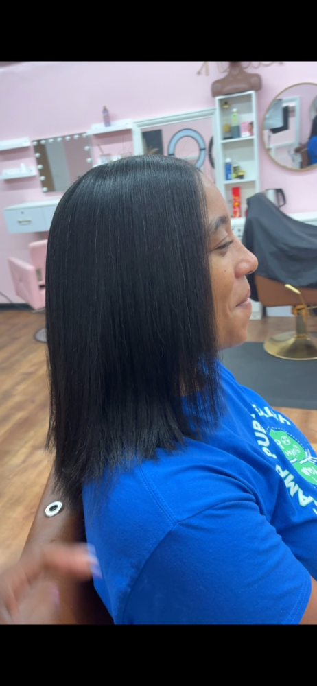 Wash/blow Dry & Silk Press at EU*NICE*BEAUTY in Reynoldsburg, OH