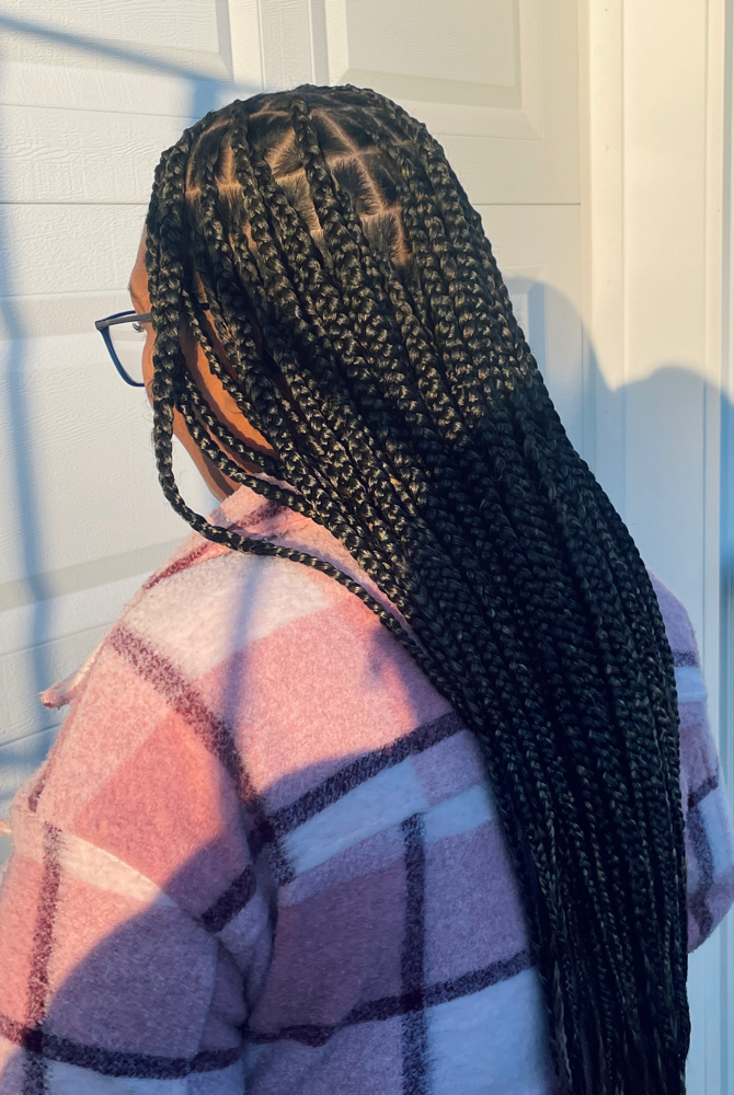 Knotless Box Braids at Refined Beauty in Middletown, CT