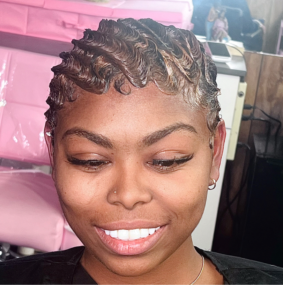 Fingerwaves (ShortHair) at Gorgeous Glam Beauty Bar in Lafayette, LA