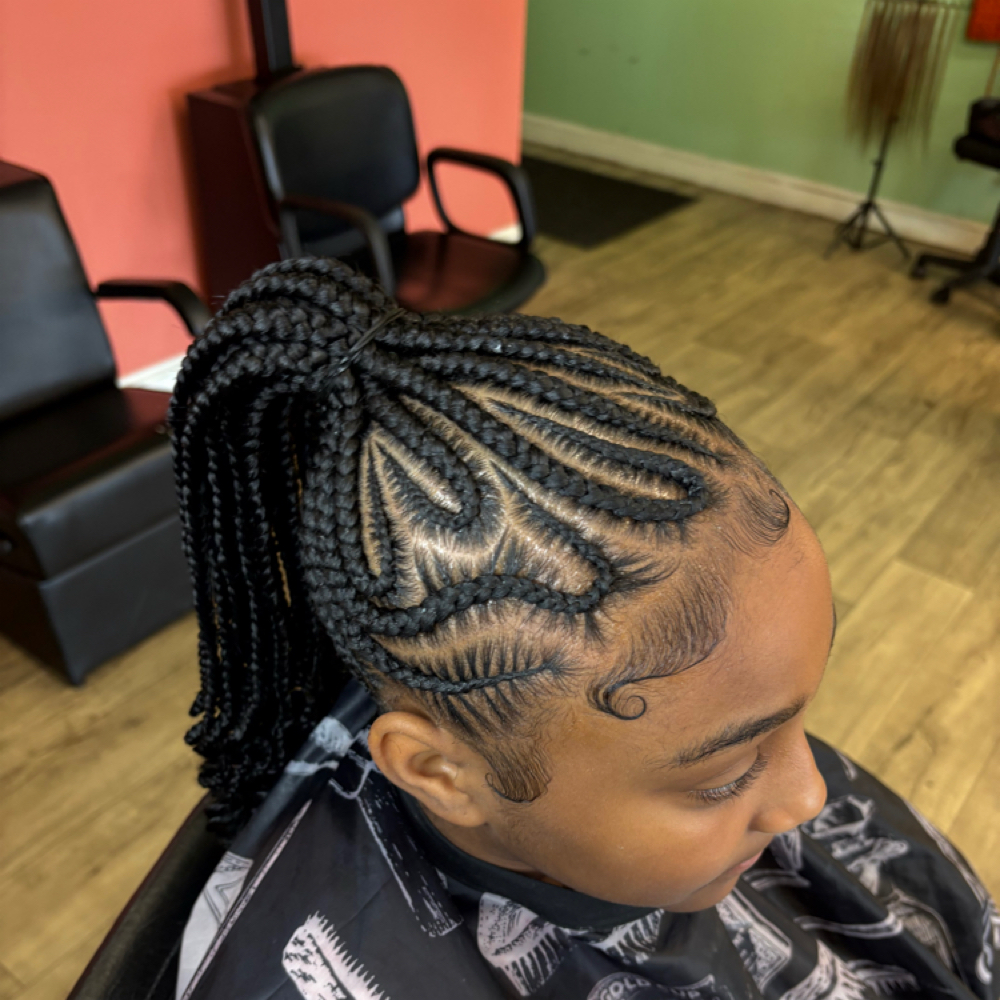 Braided Ponytail at ByHarmoniiK in Augusta, GA