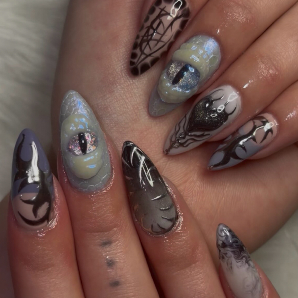 Gel-X Maximilist Freestyle at Starr Struck Nails LLC in Denver, CO