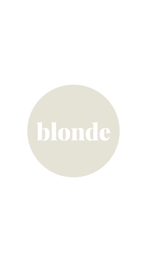 Mini Blonding : Face Frame/Toner