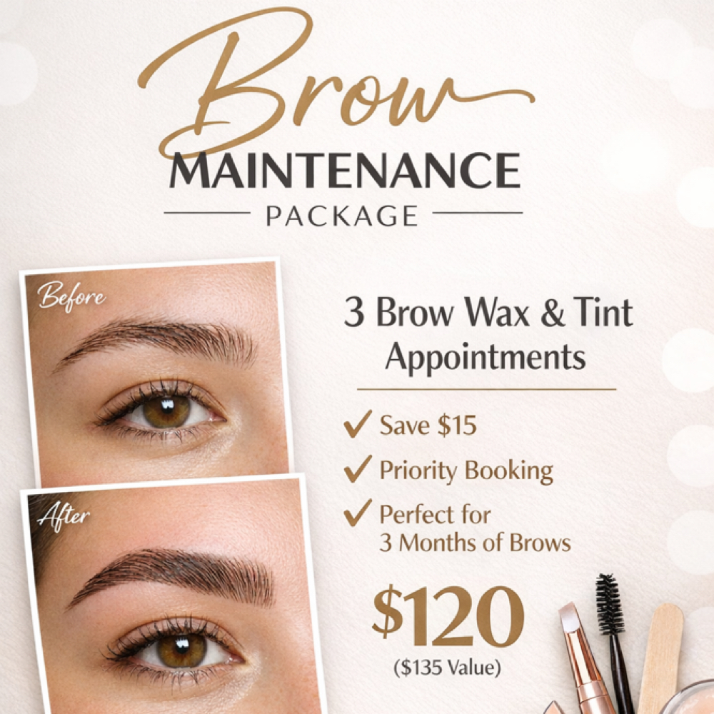 Brow Maintenance Package at Topnotchbeautyessentials in Newport News, VA