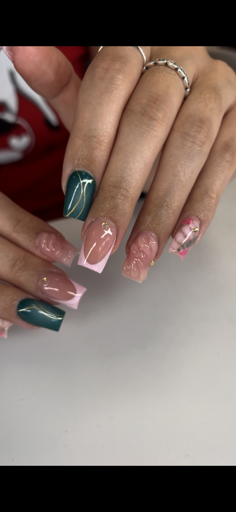 Acrylic Fullset With Art at The Nail Edit in Pittsburgh, PA