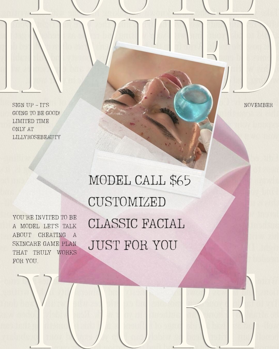 Model Call Classic Facial