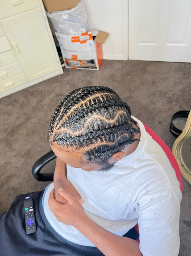 Natural Braid Style (full Head)