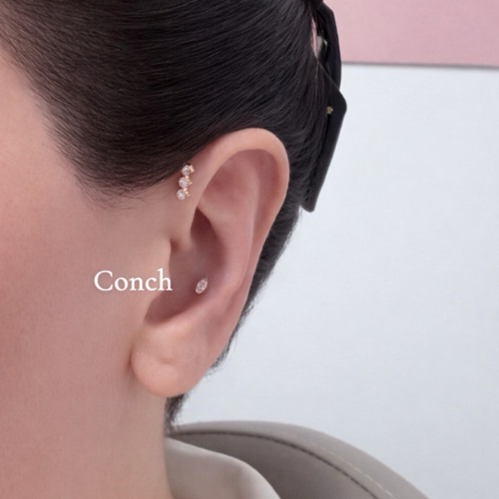 Conch Piercing at Timeless Jewels llc - Ear Piercing & Permanent jewelry in Dearborn, MI