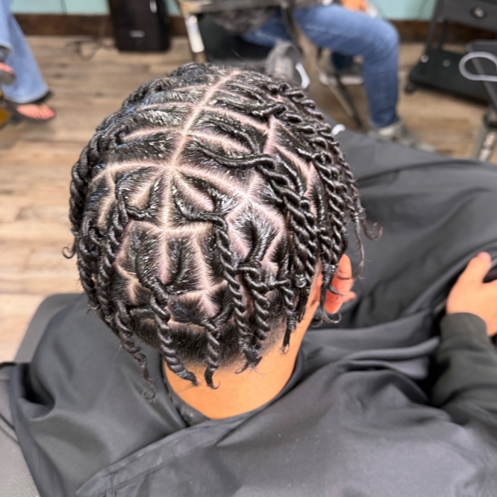 Invisible Locs at Blended Edge Salon in Great Falls, MT