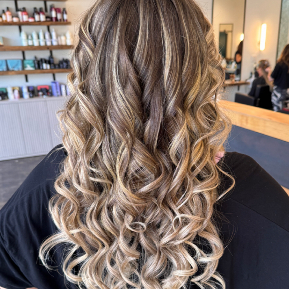 Full Balayage With Gloss at Crystal Rose Beauty in Pearland, TX