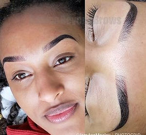 Combination Ombre' Brow at Basic and Beyond Brows in Lakewood, CA
