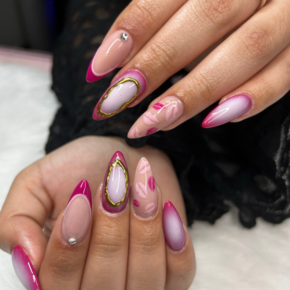 Long-XL Acrylic Nail Infill at TrishAcrylics in Fresno, CA