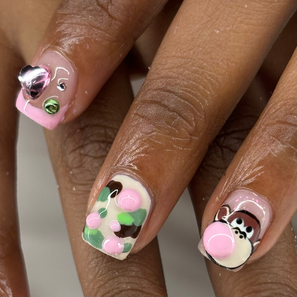 Structured mani tier 3