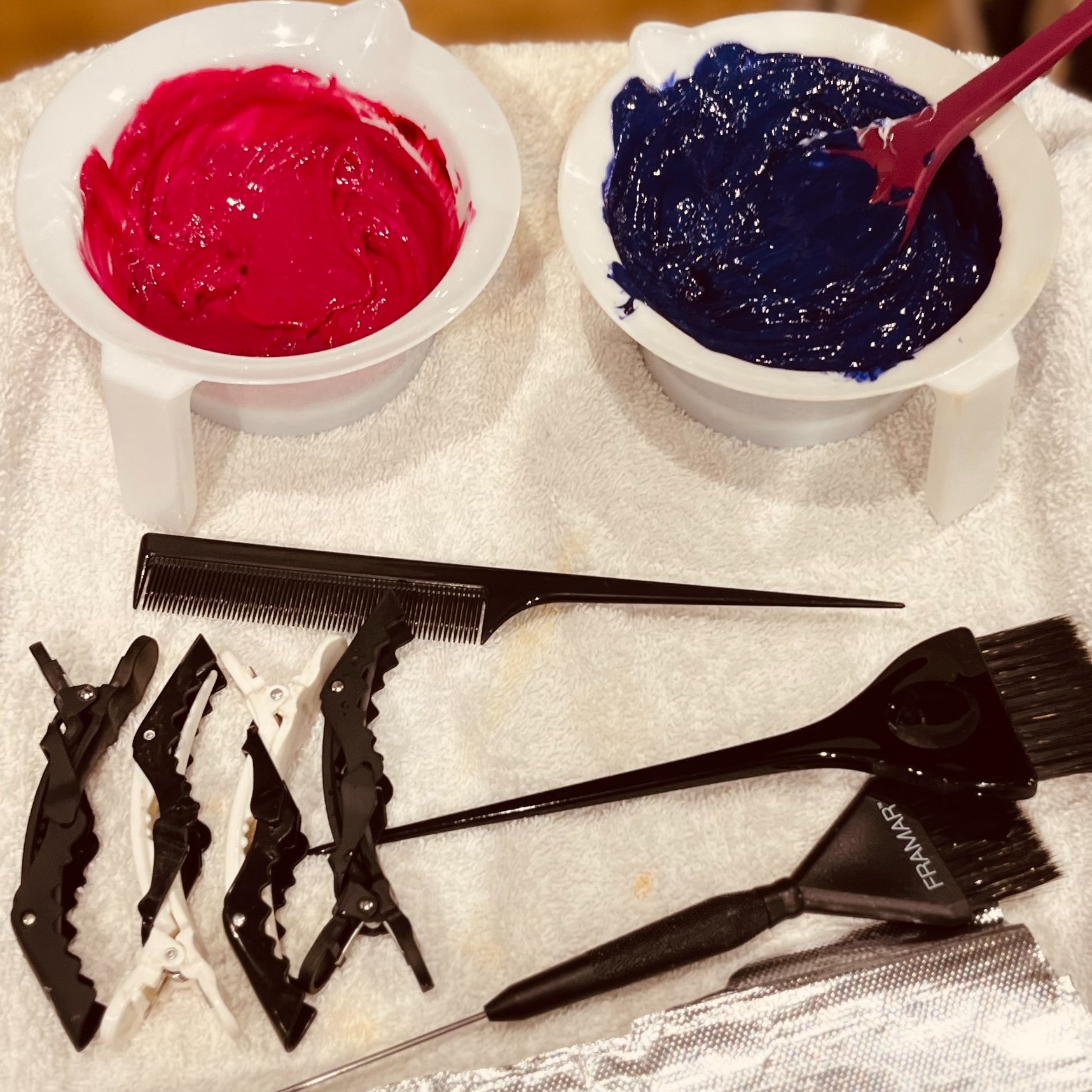 Double Process Hair Color at Tress & Treble in Marlboro, NY