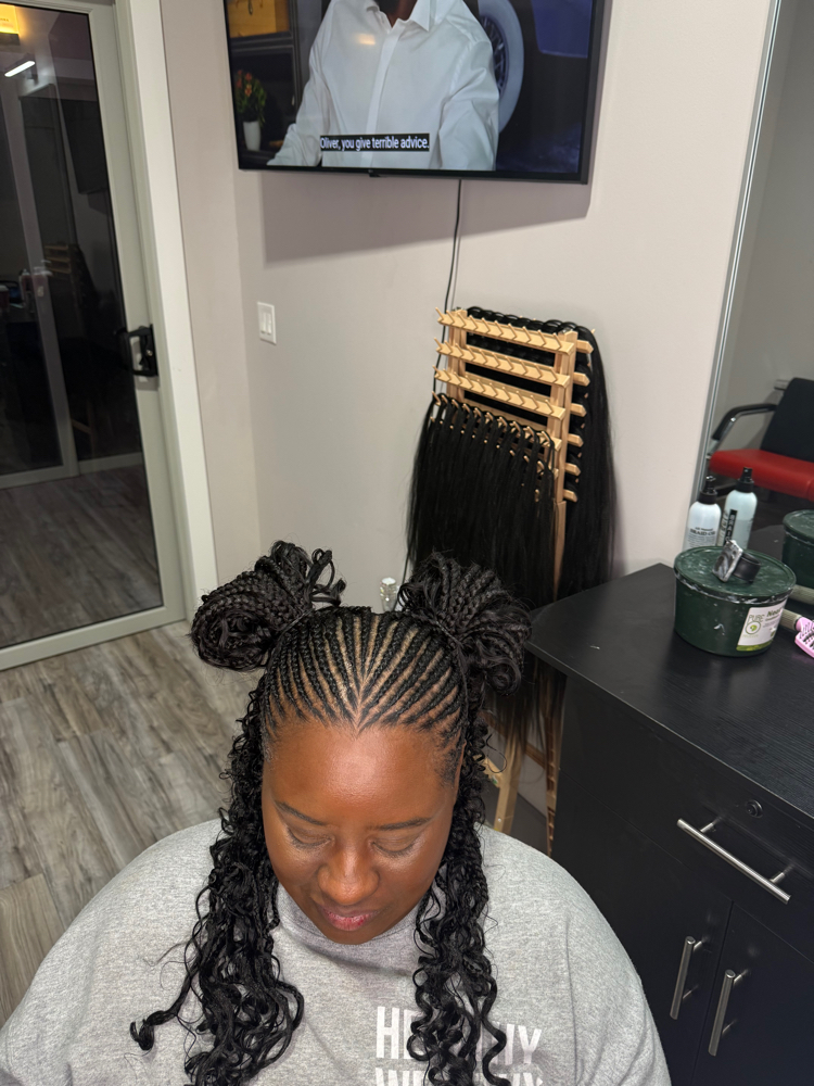 Tribal Braids Midback