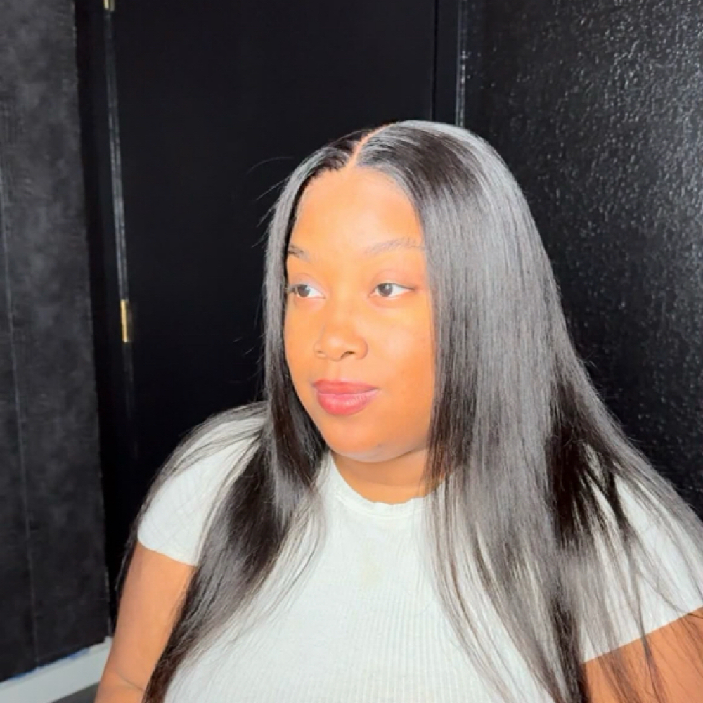 Closure Wig Install at Platinum Delivers in Mansfield, TX