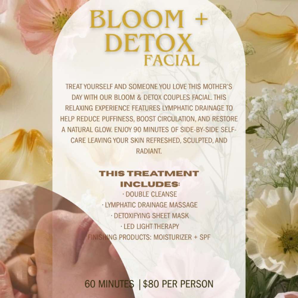 🌿 Bloom & Detox Couples Facial at Luscious Skin in El Paso, TX
